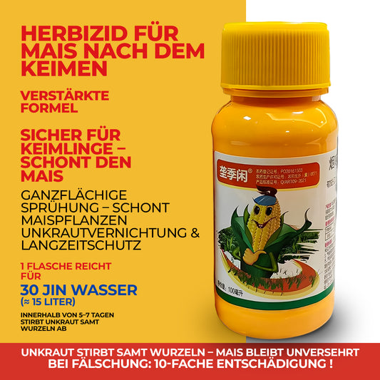 24 % Suspensionskonzentrat zur Vegetationskontrolle in Maisfeldern | Nachauflauf-Lösung zur Pflanzenunterstützung