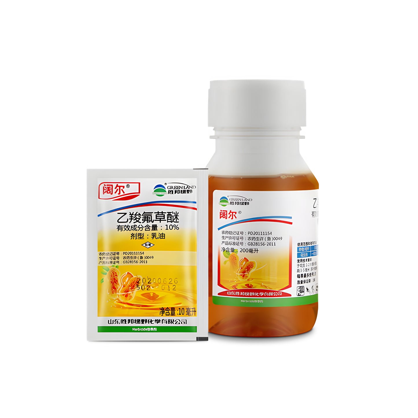 10 % Ethoxysulfuron-Herbizid (Nachauflauf) – Bekämpfung von Breitblattunkräutern in Soja- & Erdnussfeldern | 10 ml Packung