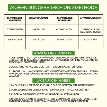 Glyphosat Herbizid Hochkonzentrat – Unkrautvernichter für Land- & Flächenpflege (Gelb)