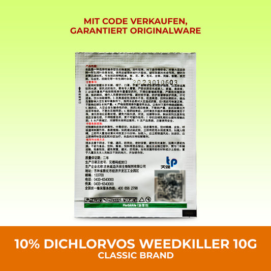 10 % Fluorosulfuron-Herbizid – Breitblättriges Unkrautvernichtungsmittel für Baumschulen, Gärten & Rasenflächen (10 g Packung)