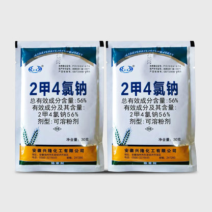 2-Methyl-4-chlornatrium Herbizid 56% WP – Selektive Breitblatt-Unkrautbekämpfung für Weizenfelder | 30 g Packung