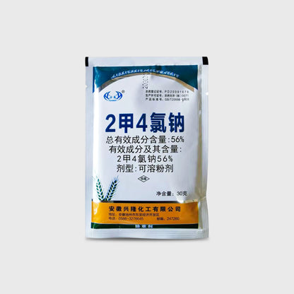 2-Methyl-4-chlornatrium Herbizid 56% WP – Selektive Breitblatt-Unkrautbekämpfung für Weizenfelder | 30 g Packung